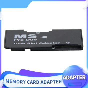 Aukštos Kokybės Dvigubas Lizdas Micro SD TF Atminties Stick MS Pro Duo Adapteris CR-5400
