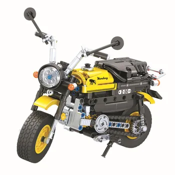 2021 Naujas Kūrėjas Bičių Motociklo Stree SS Blokai Modelis Nustato Plytų Klasikinis Vaikams, Žaislų, Dovanų Lenktynių Automobilių Riebalų Berniukas