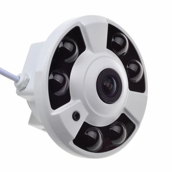 Mini Fisheye Saugumo Kameros 1080P 180 Laipsnių Objektyvas Naktinio Matymo Vaizdo Stebėjimo HAINAUT VAIZDO Kamera
