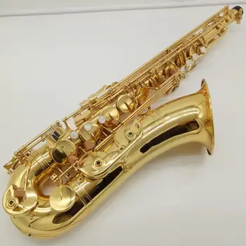 Japonija Tenoras Saksofonas 875EX Aukso Lako Su Byla Sax Tenoras Kandiklį Ligatura Nendrės Kaklo Muzikos instrumentų Priedai