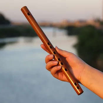 Mini fleita piccolo be dimo skylę bambuko fleita xiao nešiojamų pradedančiųjų, vaikų, suaugusiųjų moterų medinis muzikos instrumentas