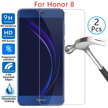 Grūdintas stiklas screen protector už garbę 8 padengti dėl honor8 honer onor hono 5.2 apsaugos telefonas coque maišelį onor8 honer8 360