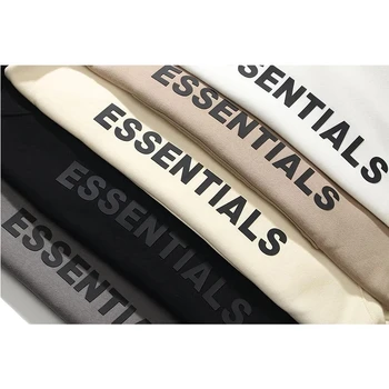 Essentials Vyrams Gobtuvu Palaidinukė Atspindintis Laiško Spausdinimo Hoodies Moterų Gatvės Viršuje, Medvilnės, Negabaritinių Susagstomi megztiniai
