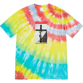 Vyrai T-shirt Mylimi Vaikai Jėzaus kryžiaus Kaklaraištis dažų Marškinėliai Moterims Prarasti Streetwear Tee Harajuku Hip-Hop Negabaritinių Viršuje Tshirts