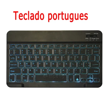 Apšvietimas portugalijos Klaviatūros Atveju, Huawei Mediapad T5 10 M5 lite 10.1 8 M5 10 Pro M6 10.8 Matepad 10.4 Pro 10.8 Planšetinio kompiuterio Dangtelis