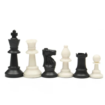 Turnyras Šachmatų Rinkinį, Plastiko, Užpildyti Šachmatų ir Žalia Roll-up Vinilo Šachmatų stalo Žaidimas su maišeliu