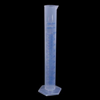 100 ml Matavimo Puodelis Plastikinių Kepimo Cilindrų Liquid Blue Masto Priemonė Chemijos Laboratorija Įrankis Dchool Laboratorinių Įrankių