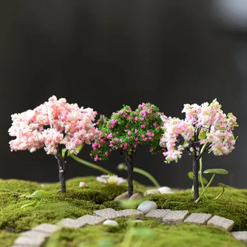Samanų Micro Kraštovaizdžio Papuošalai, Dekoratyviniai Medžiai, Dirbtiniai Medžiai, Žiedai, Medžiagos, Papuošalai, Gėlės Ir Medžiai, Apdaila