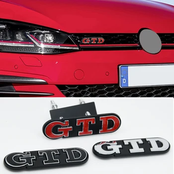3D Metalo GRNT Logotipą, Automobilių Lipdukai Lipdukai Priekinis Dangtis Grotelės Emblema Volkswagen VW GRNT Golf 2 4 5 6 7 8 R MK4 MK5 MK6 MK7 MK2 MK3