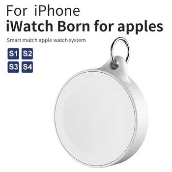 Nešiojamų Magnetinio Belaidis Kroviklis Indukcijos Apple Žiūrėti Usb Power Įkrovimo Su Keychain Adsorbcijos Telefono Greitas Iwatch