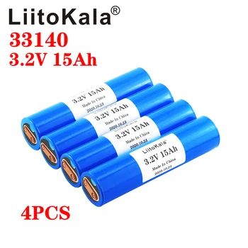 14pcs LiitoKala 33140 3.2 v 15Ah lifepo4 ličio baterijos 3.2 V Ląstelių 