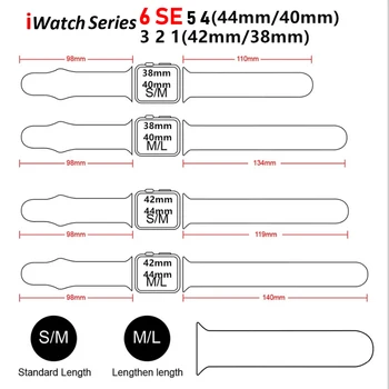 Byloje+diržu, Apple Watch 6 juostos 44mm 40mm watchband 42mm 38mm Sporto Slicone diržo apyrankė iWatch serijos 6 SE 5 4 3