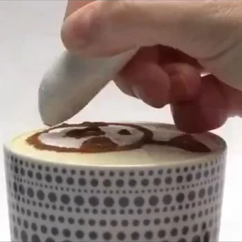 Kūrybos Paukštis, Kavinė Braižiklis Virtuvės Barista Įrankiai Kapučino Cafe Latte Art Kavos Suklastoti Kavos Tapybos Gėlių Dekoras