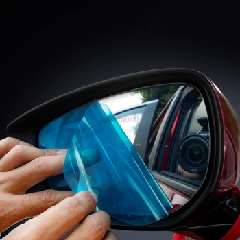 Už Mazda 3 Axela 2019 2020 Automobilio galinio vaizdo Veidrodėlis Lietaus-įrodymas, Reflektorius, nepralaidus Vandeniui Anti-fog Plėvele Automobilių Reikmenys