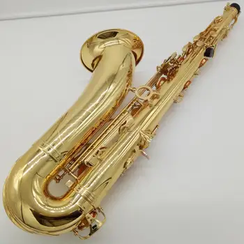 Japonija Tenoras Saksofonas 875EX Aukso Lako Su Byla Sax Tenoras Kandiklį Ligatura Nendrės Kaklo Muzikos instrumentų Priedai