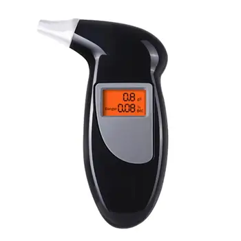 Nešiojamų Handheld Led Apšvietimas Skaitmeninis Pučia Didelis Jautrumas Alkoholio Detektorius