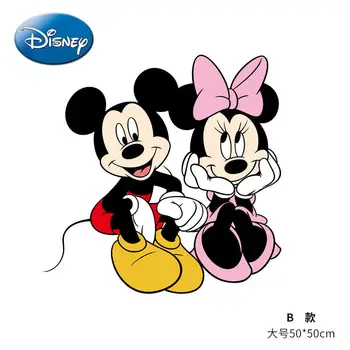 Disney Mickey Mouse Mickey Minnie Mėgėjams Mielas Nulio Lipdukas Šoninės Durys Barjeras Cartoon Automobilių Lipdukas Dekoratyvinis Lipdukas