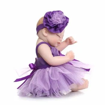 10 colių mini lėlės bebe atgimsta visą silikono vinilo reborn baby lėlės mergina naujagimių atgimimo lėlės dovana NPK LĖLĖS