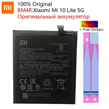 Originalią Bateriją Už Xiaomi Mi 10 Lite 5G Mi10 Lite BM4R Originali Telefono Baterija 4160mAh